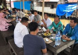 Pelaksanaan Musda KAHMI Balikpapan di sebuah rumah makan di Kota Balikpapan, Kalimantan Selatan, pada Sabtu (22/1/2022). Foto Kalselpos.com