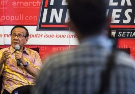 Ketua Dewan Penasihat KAHMI, Akbar Tanjung. Foto Antara/M. Agung Rajasa