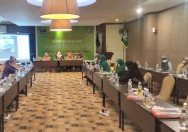 Suasana Rakornas FORHATI di Kota Batam, Kepri, pada Sabtu (26/2/2022). LMD MN KAHMI/Dwiki Setiyawan