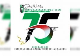 Logo dan tema dies natalis ke-75 HMI. Istimewa