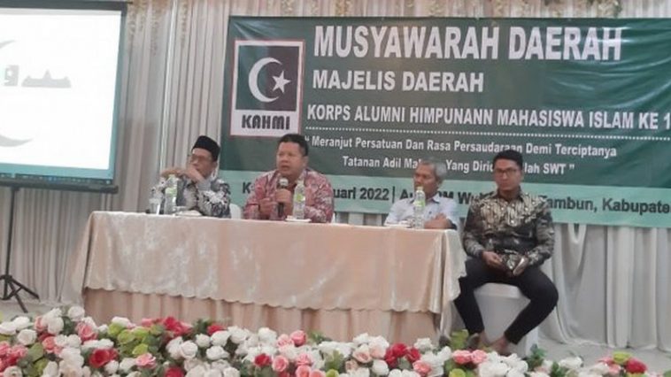 Musda I KAHMI Kabupaten Bekasi, Jabar, pada Kamis (17/2/2022). Foto Radarnonstop.co