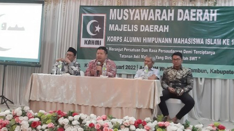 Musda I KAHMI Kabupaten Bekasi, Jabar, pada Kamis (17/2/2022). Foto Radarnonstop.co