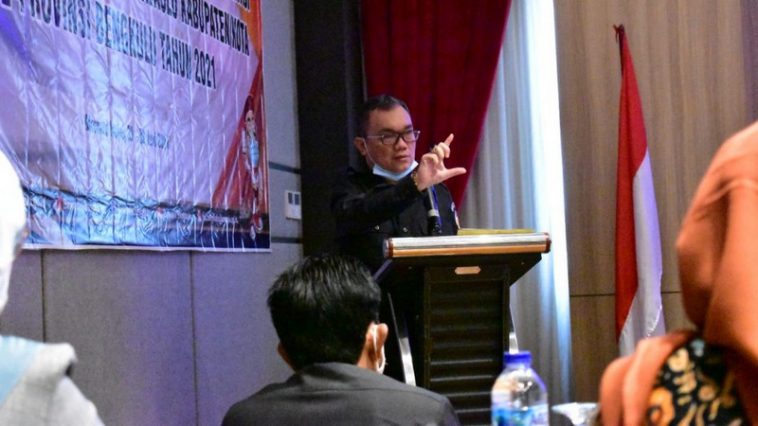 Komisioner terpilih KPU RI 2022-2027, Parsadaan Harahap. Dokumentasi Bawaslu Bengkulu