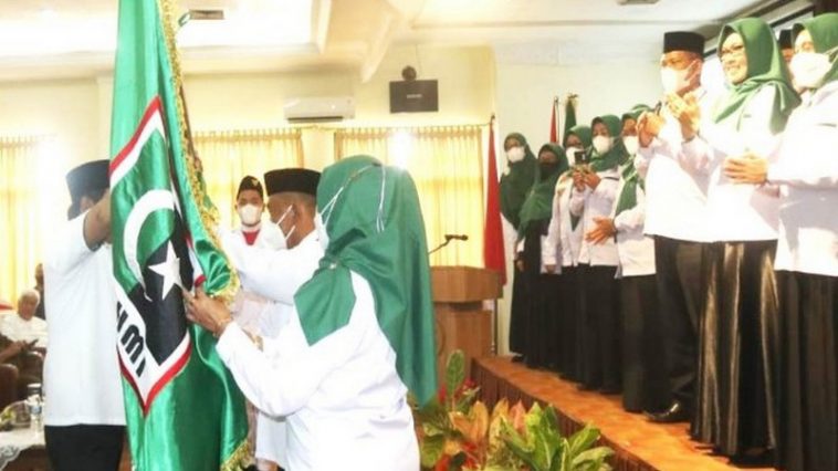 Prosesi pelantikan pengurus MD KAHMI Simalungun, Sumut, pada Jumat (18/2/2022). Foto Lintangnews.com