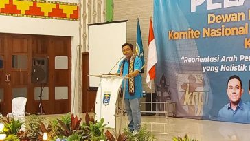 Ketua Umum DPP KNPI, Haris Pertama. Twitter/@knpiharis