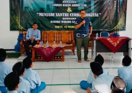 Seminar literasi di Pondok Modern Daarul Abror (PMDA) Kabupaten Bangka, Bangka Belitung, pada Sabtu (12/3/2022) Dokumentasi PDMA