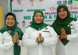 Presidium MW FORHATI Sumut (kiri-kanan): Yenny Susanti Siregar, drg. Sulfia Dewi Rambe, dan Serasi Malem Sitepu. Istimewa