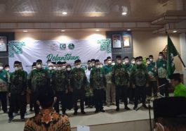 Prosesi pelantikan pengurus MD KAHMI Palangka Raya 2022-2027 di Rumah Jabatan Wali Kota Palangka Raya, Kalteng, pada Sabtu (9/4/2022). Foto Balanganews.com