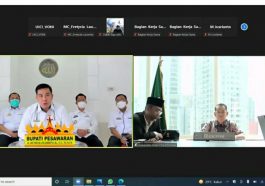 Prosesi kolaborasi UICI dengan Pemkab Pesawaran, Lampung, dalam rangka memenuhi kebutuhan talenta digital dan digital leadership secara daring, Rabu (6/4/2022). Dokumentasi UICI