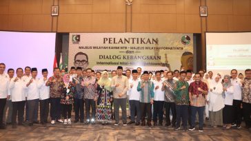 Pelantikan pengurus MW KAHMI NTB di Kota Mataram, NTB, pada Kamis (10/11/2022). Dokumentasi Pemprov NTB