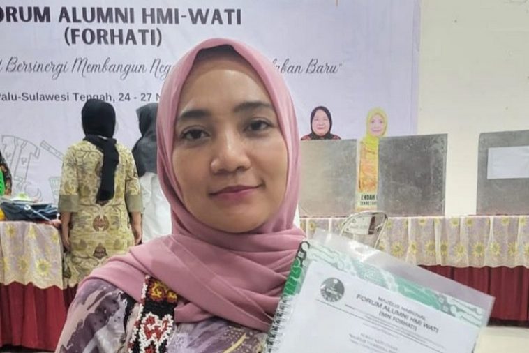 Koordinator Presidium Majelis Nasional Forum Alumni HMI-Wati (MN FORHATI), Cut Emma Mutia Ratna Dewi. Istimewa