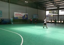 Suasana turnamen futsal KAHMI Cup di Sport Center DPR, Jakarta, pada Kamis (14/9/2023). Foto LMD MN KAHMI/Fatah Sidik