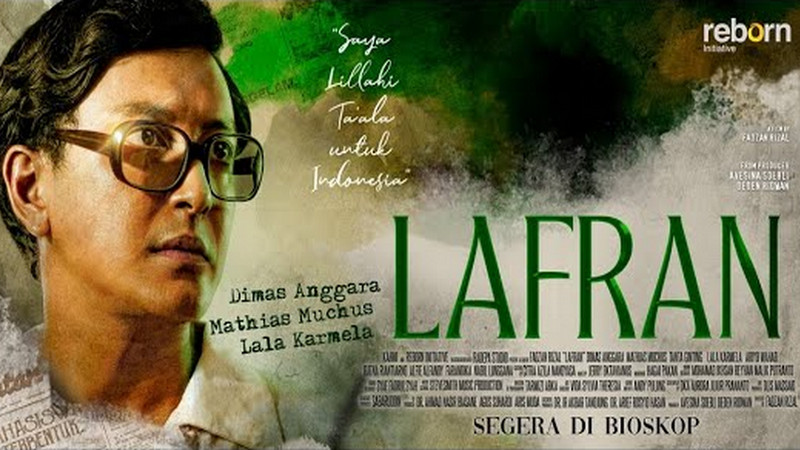 Poster film Lafran, pendiri HMI, yang akan tayang di bioskop pada Mei 2024. Istimewa
