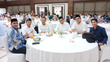 Buka puasa bersama (bukber) alumni dan kader HMI Yogyakarta di Gedung Serbaguna Kompleks DPR, Kalibata, Jakarta, pada Selasa (26/3/2024). Dokumentasi pribadi