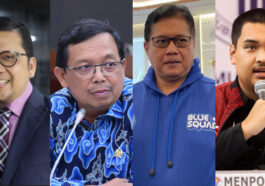 Kolase foto (kiri ke kanan) Waketum Partai Golkar yang juga Ketua Komisi II DPR, Ahmad Doli Kurnia; Ketua Partai Demokrat yang juga anggota Komisi VI DPR, Herman Khaeron; Waketum PAN, Viva Yoga Mauladi; dan kader Partai Golkar yang juga Menpora, Dito Ariotedjo. Istimewa