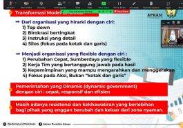 Bupati Gowa yang juga Sekretaris Jenderal APKASI, Adnan Purichta Ichsan, dalam Kajian Reboan #14 bertema "Reformasi Birokrasi; Harapan, Tantangan, dan Problematika Penyetaraan Jabatan Struktural dan Fungsional ASN" pada Kamis (3/2/2022). Tangkapan layar Zoom/LMD MN KAHMI