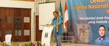 Ketua Umum DPP KNPI, Haris Pertama. Twitter/@knpiharis